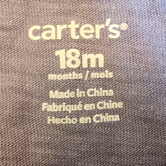 Carter's Baby Boys Sunglasses Chest Pocket Polo Romper Size 18 Months - Picture 5 of 5